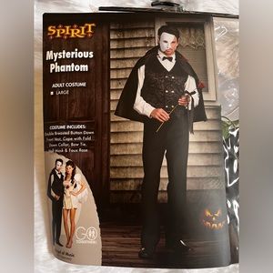 Mens Mysterious Phantom costume- Large